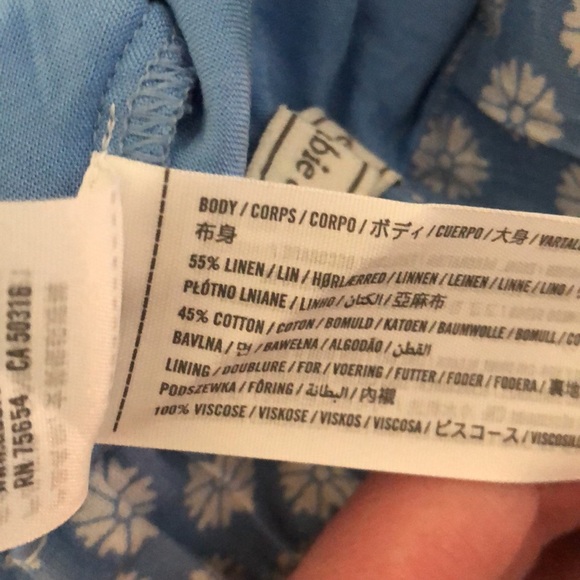 Abercrombie & Fitch Floral Linen Cotton Blend Shorts - Picture 2 of 8